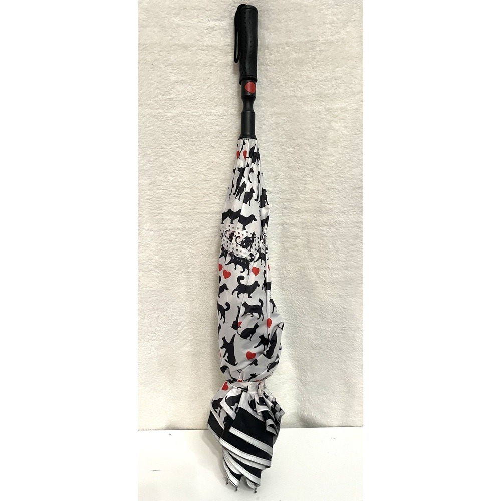 Reverse Umbrella Waterproof Windproof Inverted In… - image 1